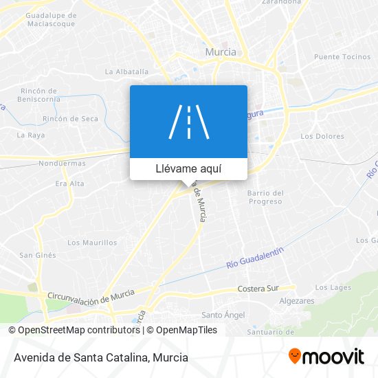 Mapa Avenida de Santa Catalina