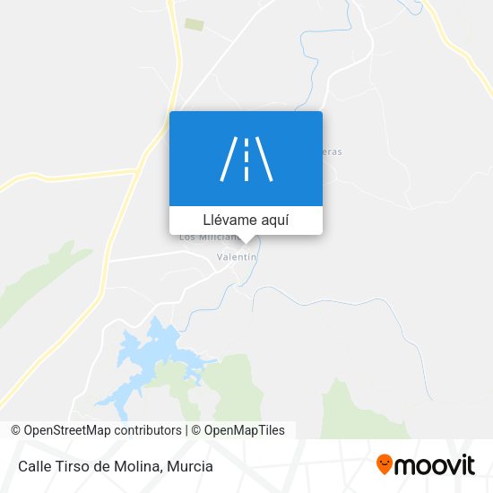 Mapa Calle Tirso de Molina
