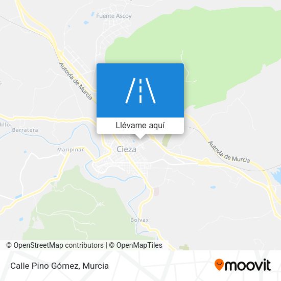 Mapa Calle Pino Gómez