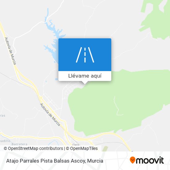 Mapa Atajo Parrales Pista Balsas Ascoy