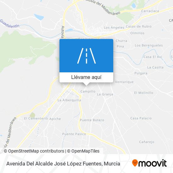 Mapa Avenida Del Alcalde José López Fuentes