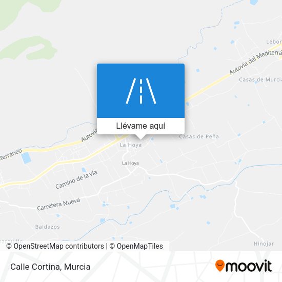 Mapa Calle Cortina