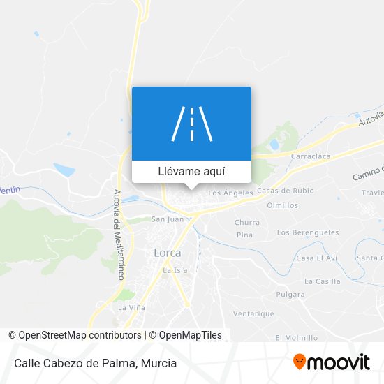 Mapa Calle Cabezo de Palma