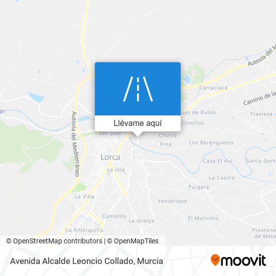 Mapa Avenida Alcalde Leoncio Collado