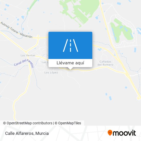 Mapa Calle Alfareros