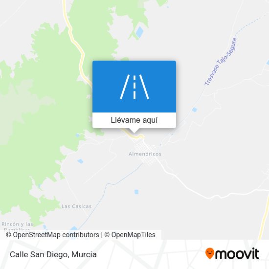 Mapa Calle San Diego