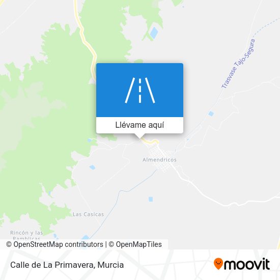 Mapa Calle de La Primavera