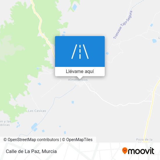Mapa Calle de La Paz