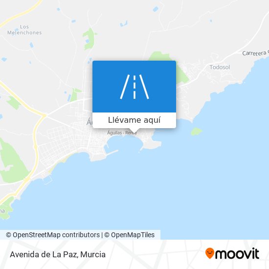 Mapa Avenida de La Paz