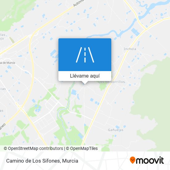 Mapa Camino de Los Sifones