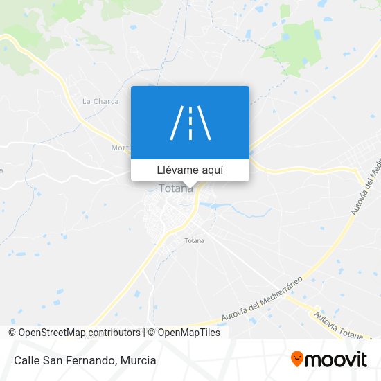 Mapa Calle San Fernando