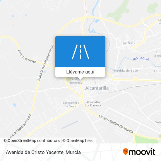 Mapa Avenida de Cristo Yacente