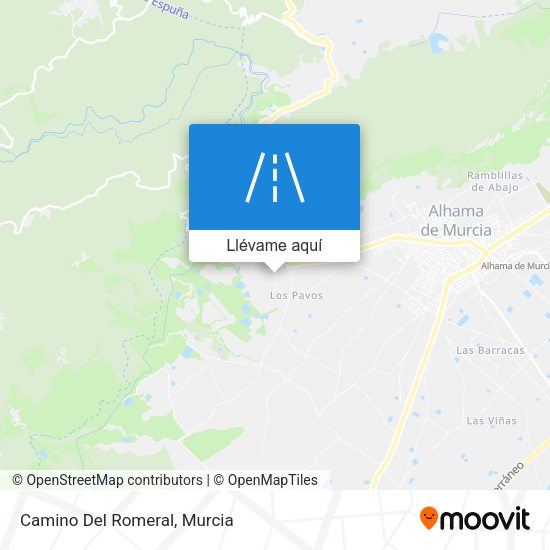 Mapa Camino Del Romeral