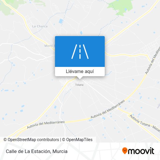 Mapa Calle de La Estación