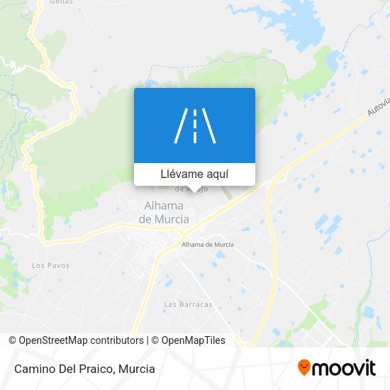Mapa Camino Del Praico