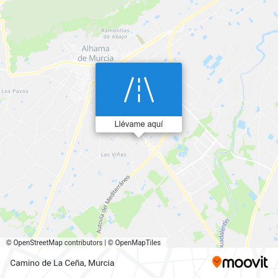 Mapa Camino de La Ceña
