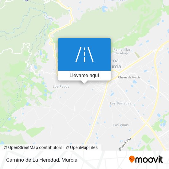 Mapa Camino de La Heredad