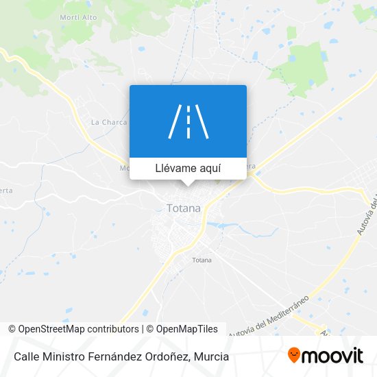 Mapa Calle Ministro Fernández Ordoñez