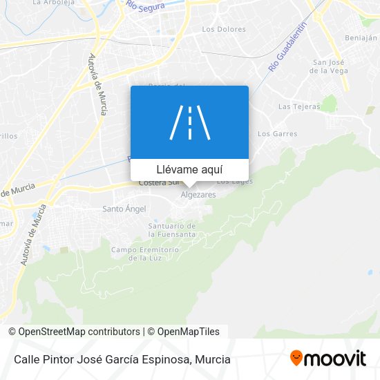 Mapa Calle Pintor José García Espinosa