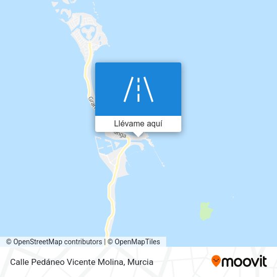 Mapa Calle Pedáneo Vicente Molina