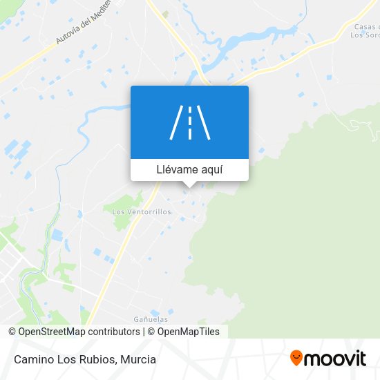 Mapa Camino Los Rubios