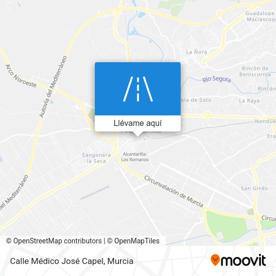Mapa Calle Médico José Capel