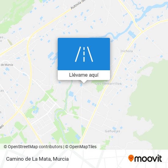 Mapa Camino de La Mata