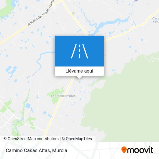 Mapa Camino Casas Altas