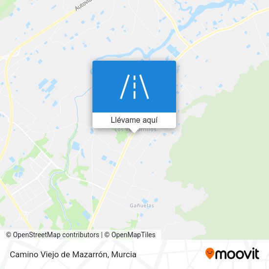 Mapa Camino Viejo de Mazarrón