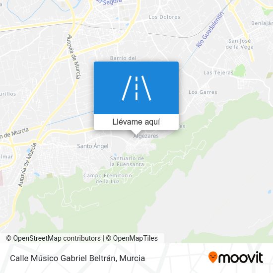 Mapa Calle Músico Gabriel Beltrán