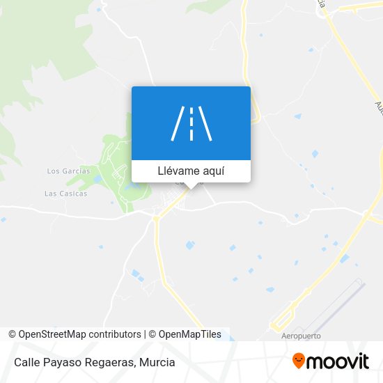 Mapa Calle Payaso Regaeras