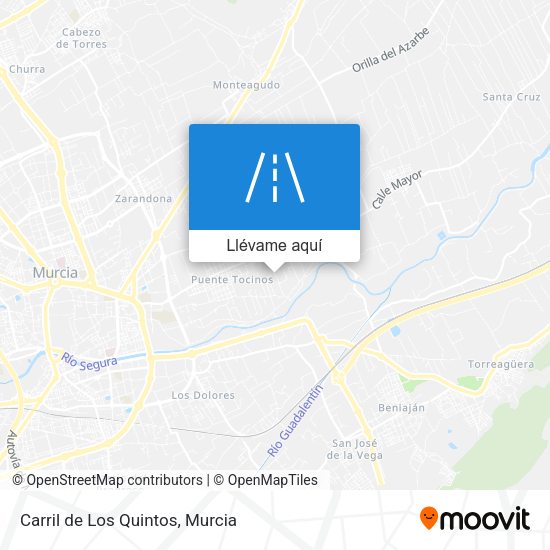 Mapa Carril de Los Quintos