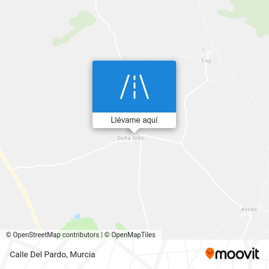 Mapa Calle Del Pardo