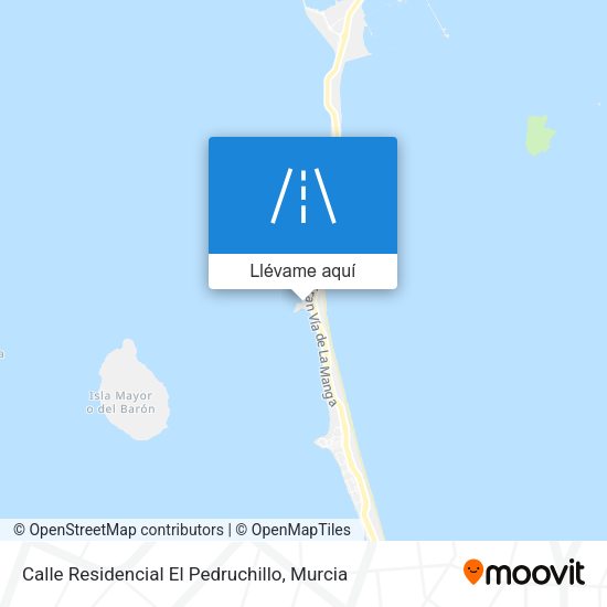 Mapa Calle Residencial El Pedruchillo