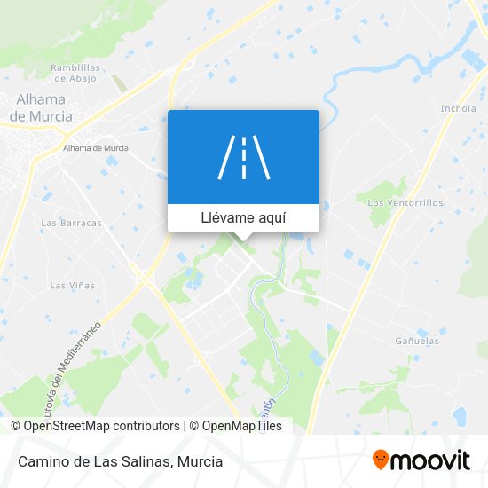 Mapa Camino de Las Salinas