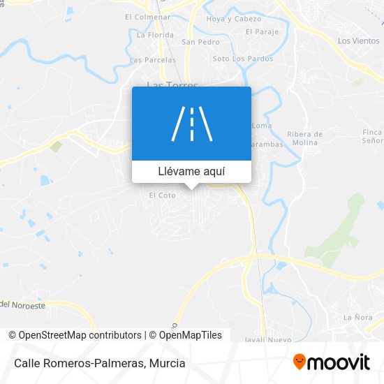 Mapa Calle Romeros-Palmeras
