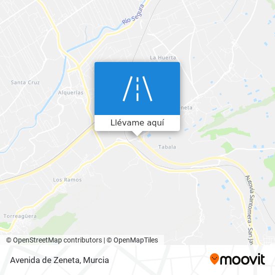 Mapa Avenida de Zeneta