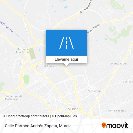 Mapa Calle Párroco Andrés Zapata