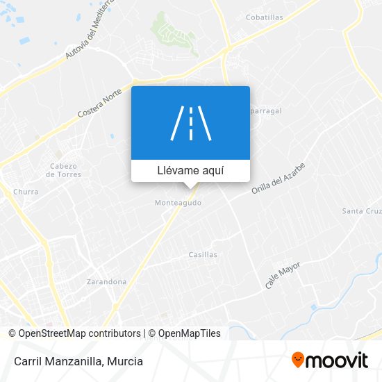 Mapa Carril Manzanilla