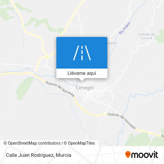 Mapa Calle Juan Rodríguez