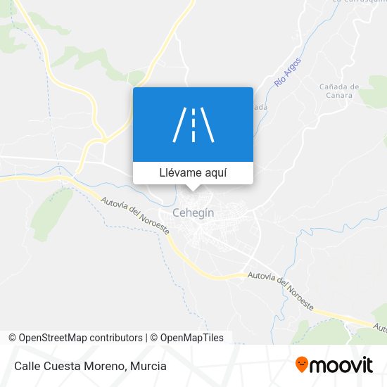 Mapa Calle Cuesta Moreno
