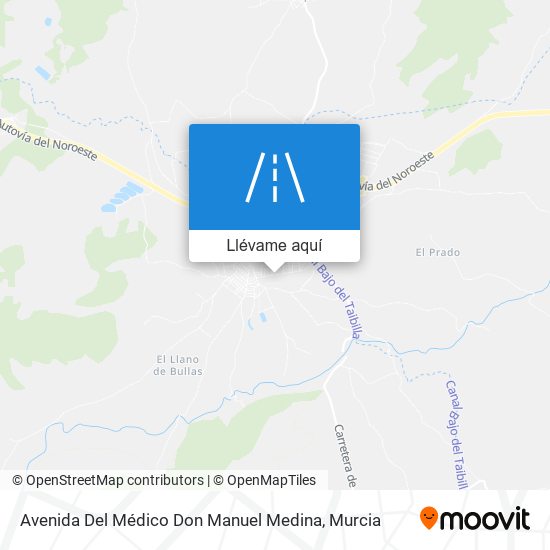Mapa Avenida Del Médico Don Manuel Medina