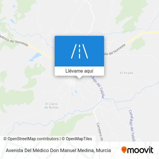 Mapa Avenida Del Médico Don Manuel Medina