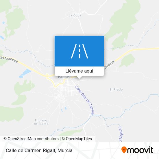 Mapa Calle de Carmen Rigalt