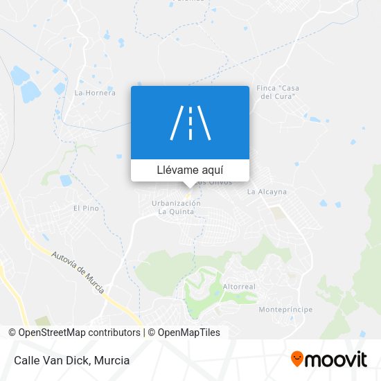 Mapa Calle Van Dick