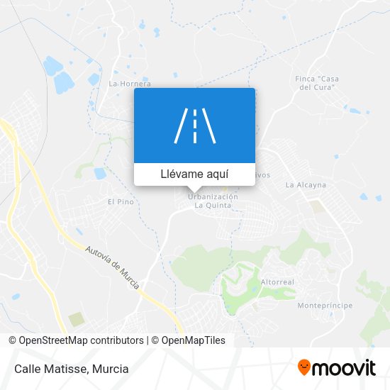 Mapa Calle Matisse