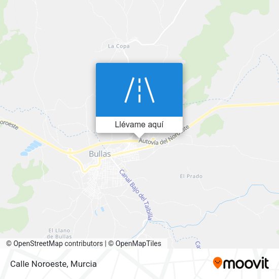 Mapa Calle Noroeste