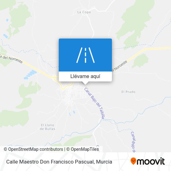 Mapa Calle Maestro Don Francisco Pascual
