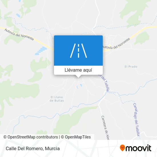Mapa Calle Del Romero