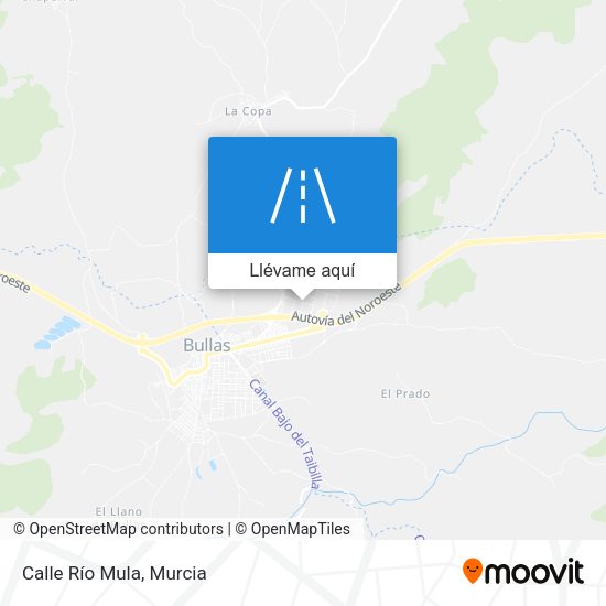 Mapa Calle Río Mula